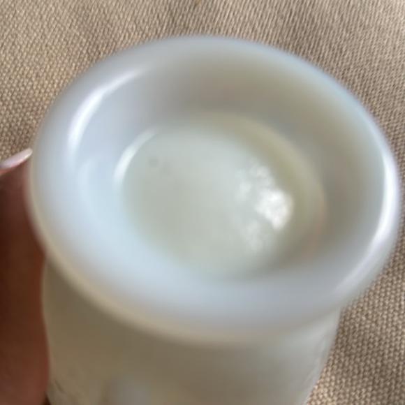 MacBeth Evans Glass AMERICAN SWEETHEART Monax Footed Creamer. opal - Picture 8 of 8